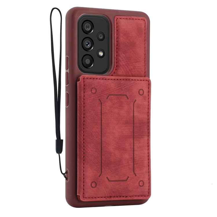 For Samsung Galaxy A53 5G Dream Magnetic Back Cover Card Wallet Phone Case