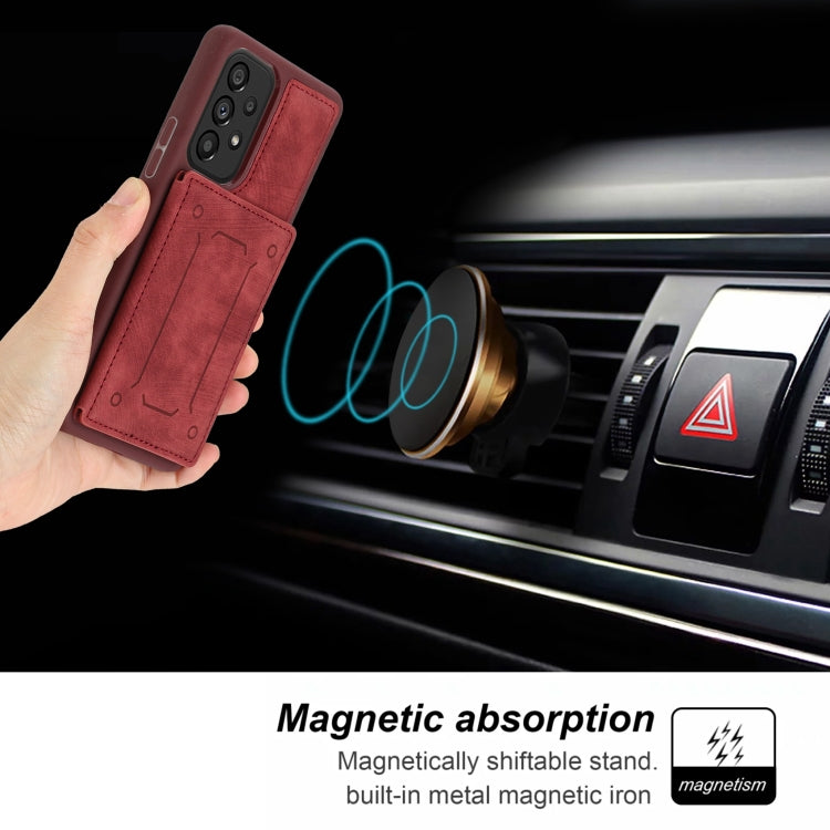 For Samsung Galaxy A53 5G Dream Magnetic Back Cover Card Wallet Phone Case