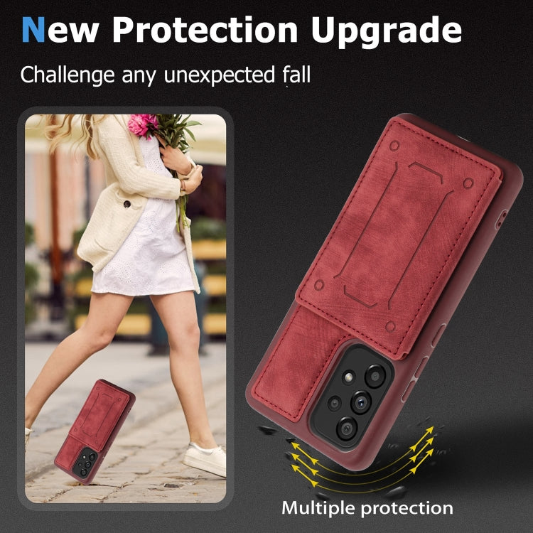 For Samsung Galaxy A53 5G Dream Magnetic Back Cover Card Wallet Phone Case