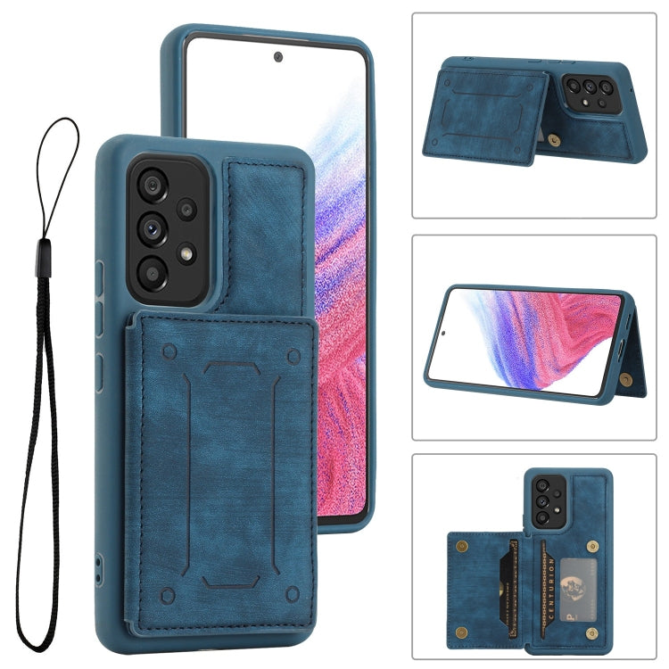For Samsung Galaxy A53 5G Dream Magnetic Back Cover Card Wallet Phone Case