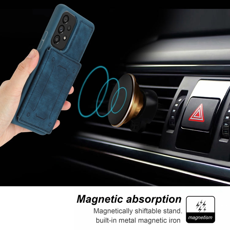 For Samsung Galaxy A53 5G Dream Magnetic Back Cover Card Wallet Phone Case