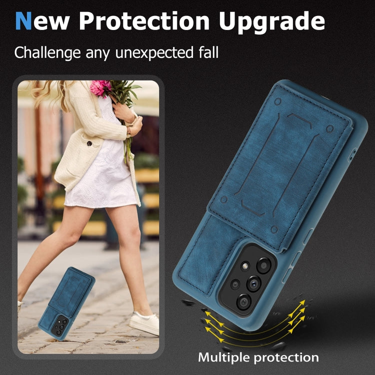 For Samsung Galaxy A53 5G Dream Magnetic Back Cover Card Wallet Phone Case