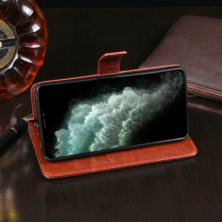 For iPhone 11 Pro idewei Crazy Horse Texture Horizontal Flip Leather Case with Holder & Card Slots & Wallet