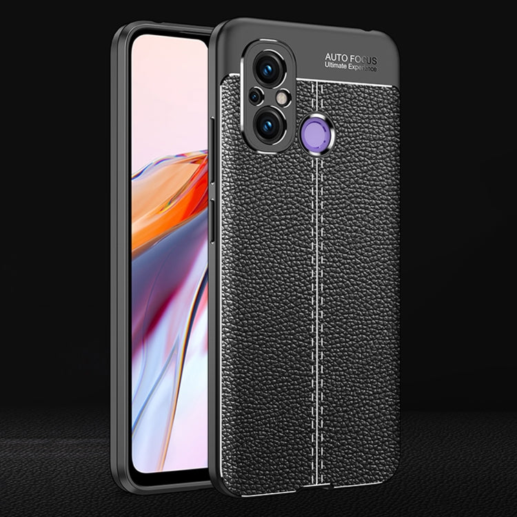 For Xiaomi Redmi 12C Litchi Texture Shockproof TPU Phone Case