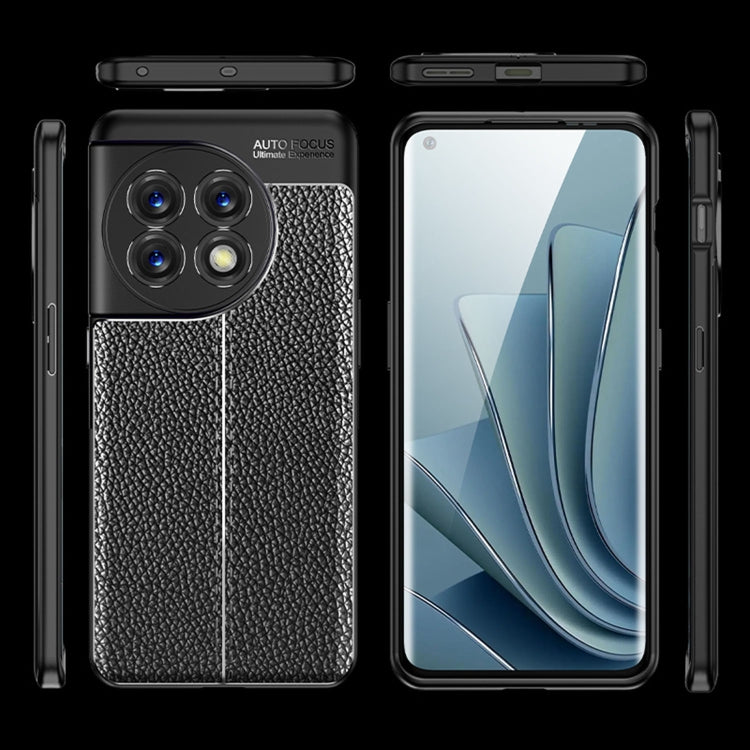 For OnePlus 11 5G Litchi Texture Shockproof TPU Phone Case