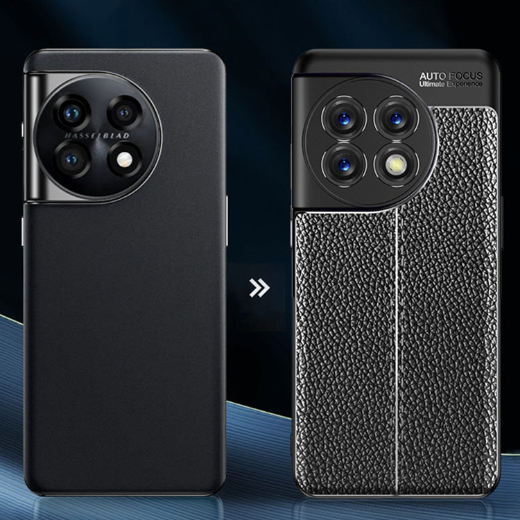For OnePlus 11 5G Litchi Texture Shockproof TPU Phone Case