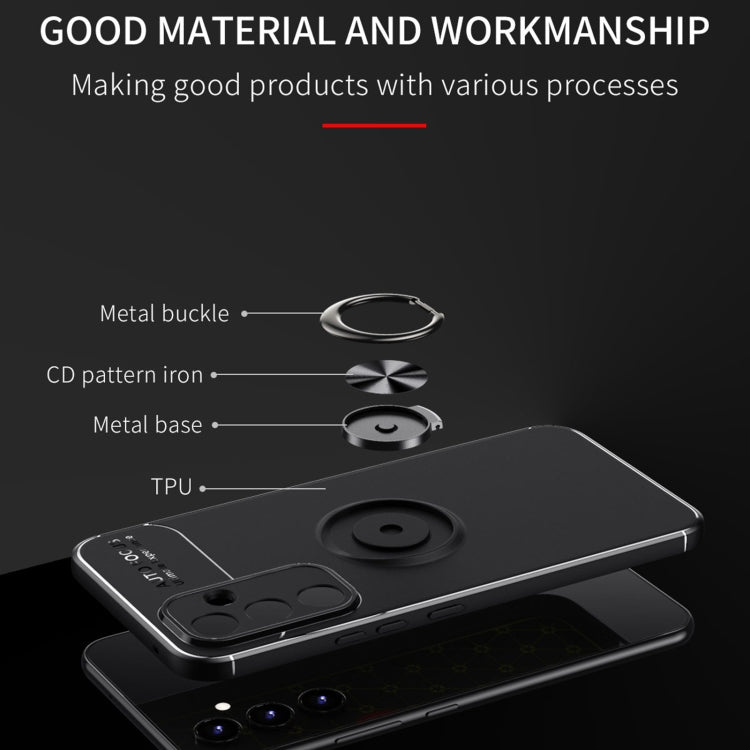 For Samsung Galaxy A34 5G Metal Ring Holder TPU Phone Case