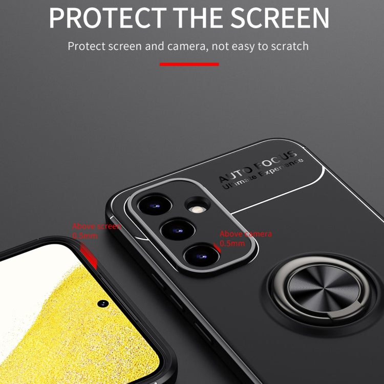 For Samsung Galaxy A34 5G Metal Ring Holder TPU Phone Case