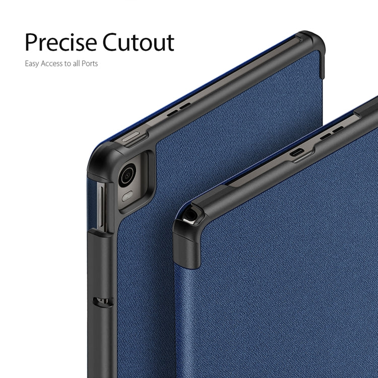 For Nokia T21 DUX DUCIS Domo Series Magnetic Flip Leather Tablet Case