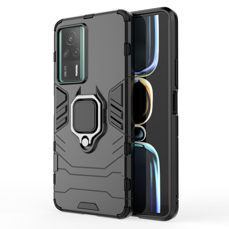 For Xiaomi Redmi K60E 5G Magnetic Ring Holder PC + TPU Phone Case