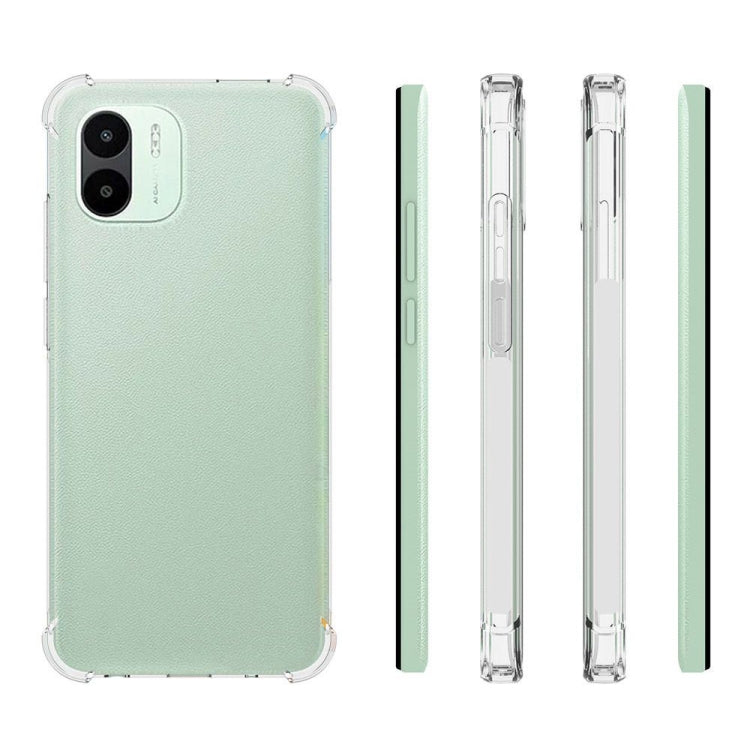 For Xiaomi Redmi A1 4G Shockproof Non-slip Thickening TPU Phone Case(Transparent)