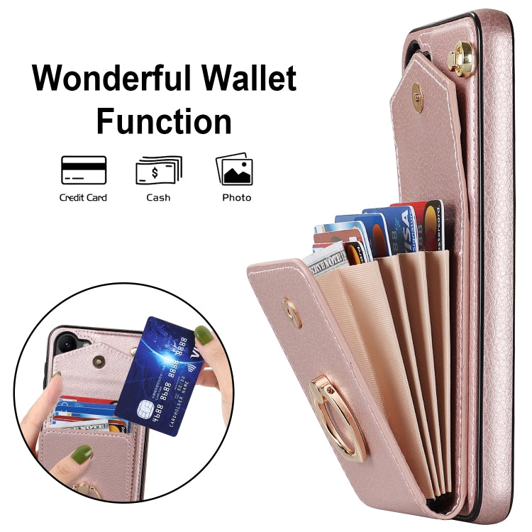 For Samsung Galaxy S23+ 5G Ring Holder RFID Card Slot Phone Case