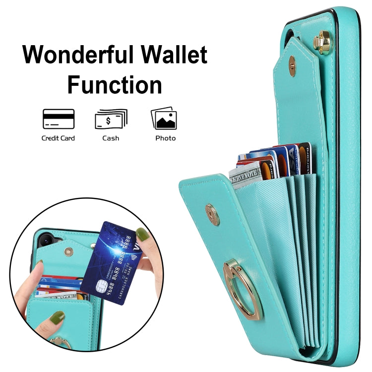For Samsung Galaxy S23+ 5G Ring Holder RFID Card Slot Phone Case