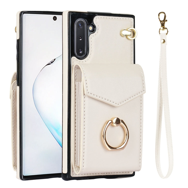 For Samsung Galaxy Note10 Ring Holder RFID Card Slot Phone Case