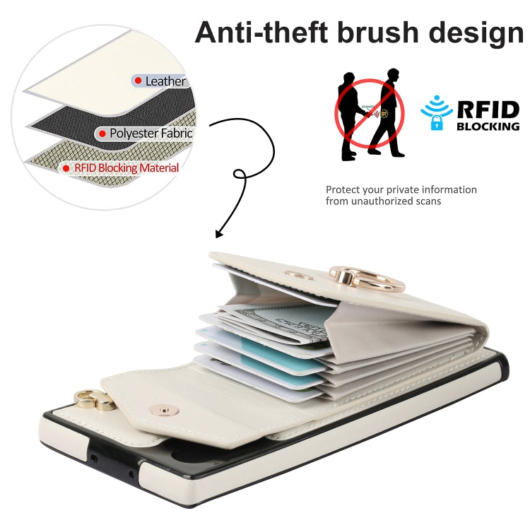 For Samsung Galaxy Note10 Ring Holder RFID Card Slot Phone Case