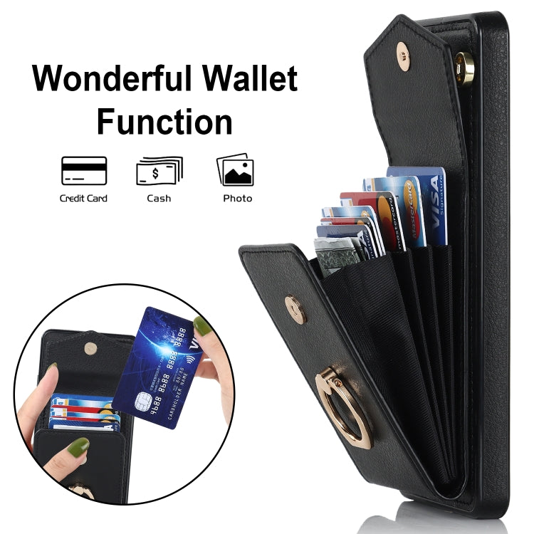 For Samsung Galaxy Note10+ Ring Holder RFID Card Slot Phone Case