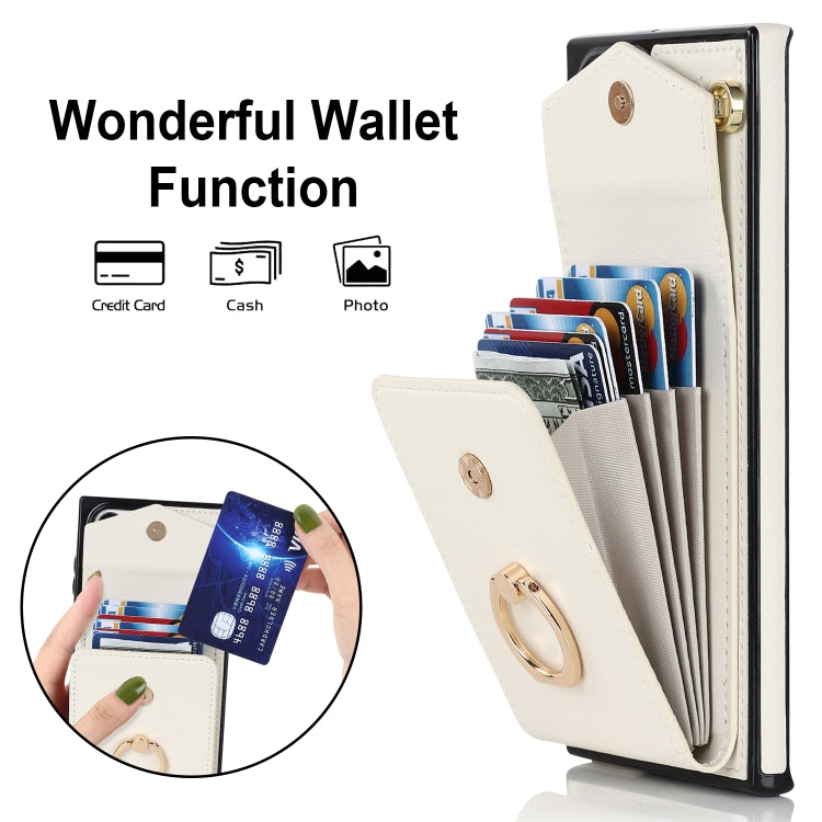 For Samsung Galaxy S23 Ultra 5G Ring Holder RFID Card Slot Phone Case