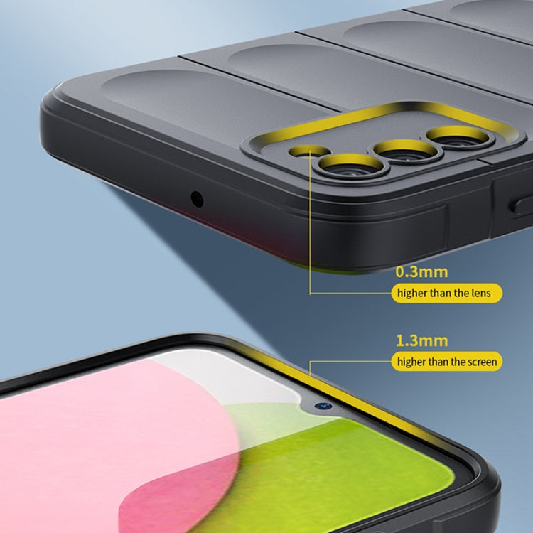 For Samsung Galaxy A03s India Version Magic Shield TPU + Flannel Phone Case