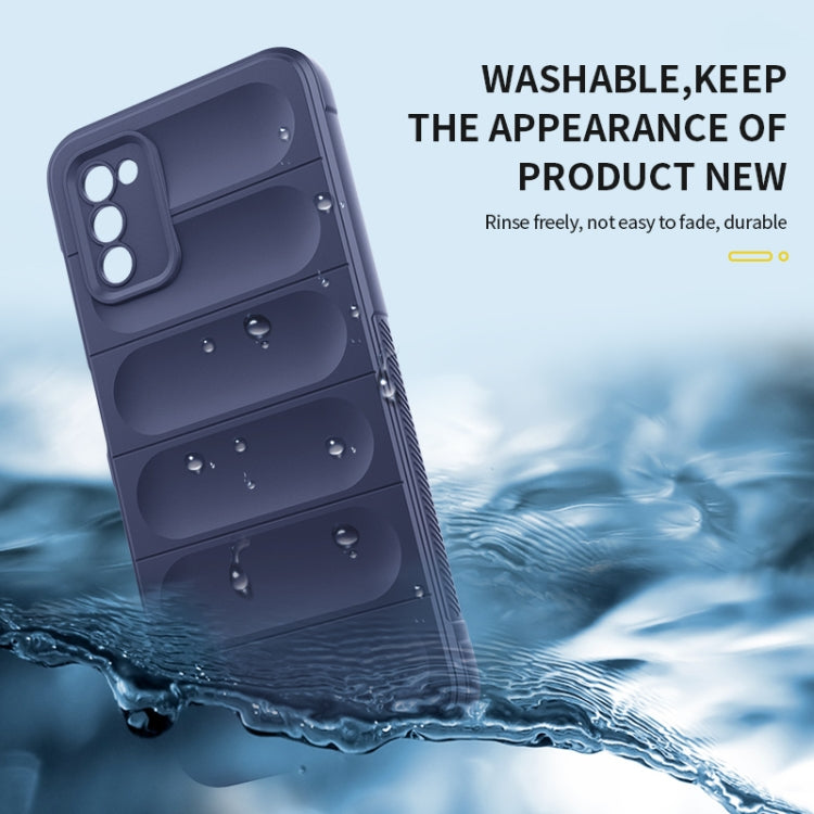 For Samsung Galaxy A03s India Version Magic Shield TPU + Flannel Phone Case