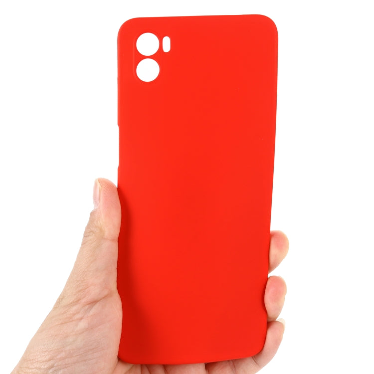 For Motorola Moto E22s Color Liquid Silicone Phone Case