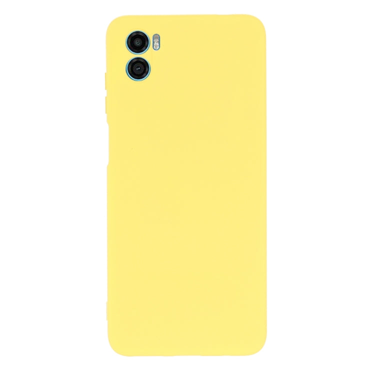 For Motorola Moto E22s Color Liquid Silicone Phone Case