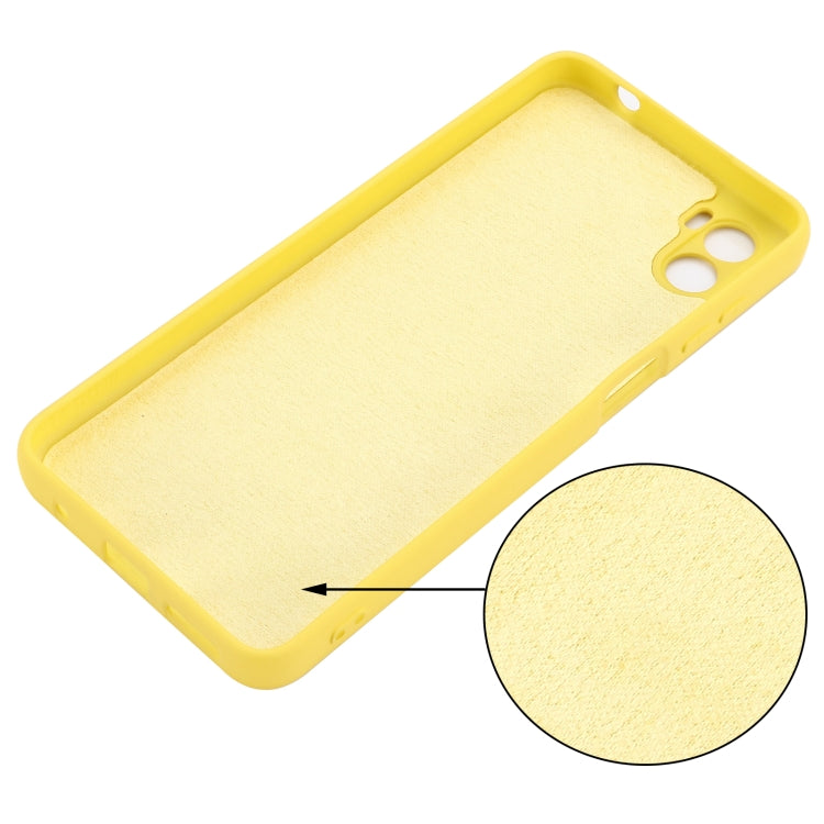 For Motorola Moto E22s Color Liquid Silicone Phone Case