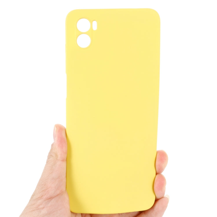 For Motorola Moto E22s Color Liquid Silicone Phone Case