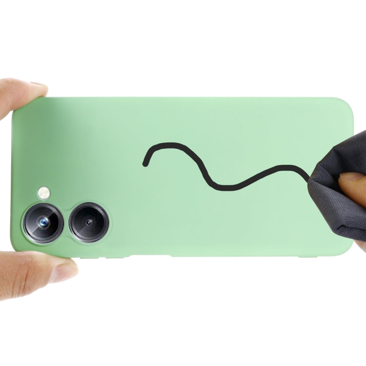 For Realme 10 4G Color Liquid Silicone Phone Case