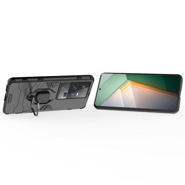 For vivo iQOO 11 Magnetic Ring Holder PC + TPU Phone Case