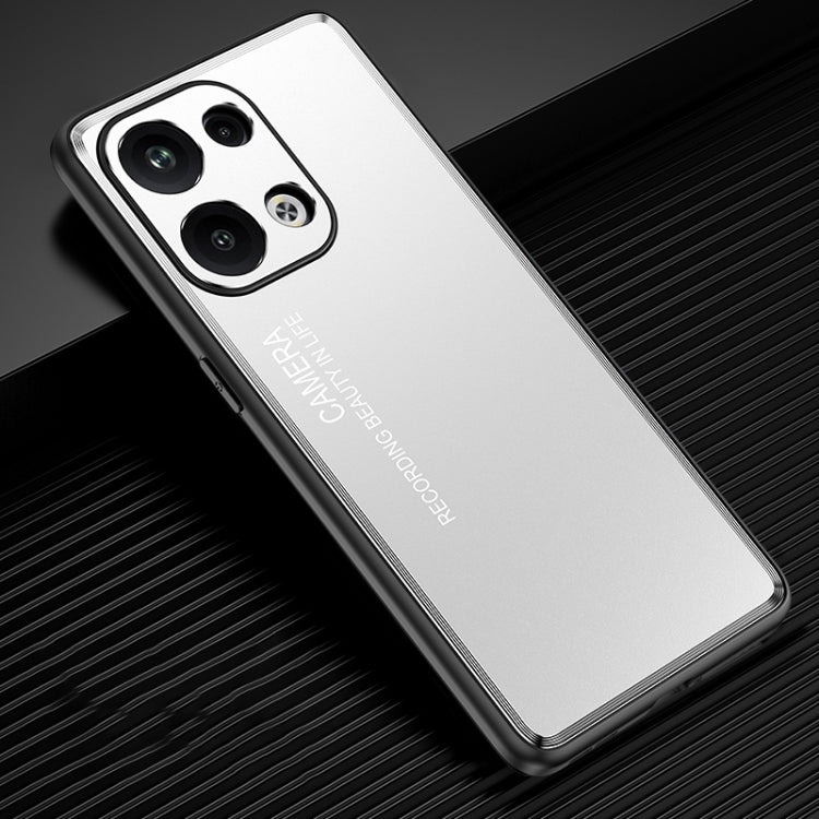 For OPPO Reno9 Pro+ Frosted Metal Phone Case