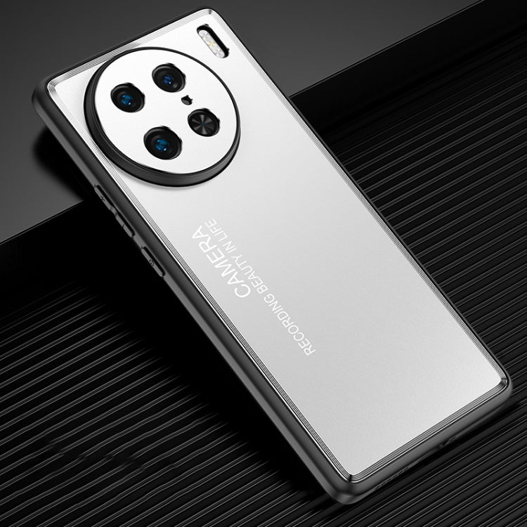 For vivo X90 Pro Frosted Metal Phone Case