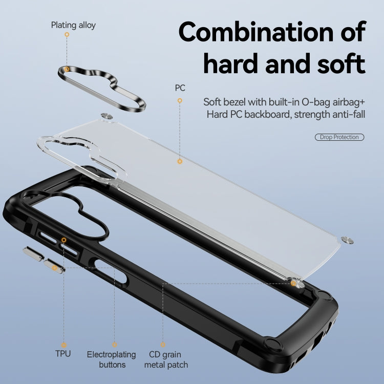 For Samsung Galaxy A14 5G Soft TPU Clear PC Shockproof Phone Case