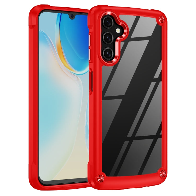 For Samsung Galaxy A14 5G Soft TPU Clear PC Shockproof Phone Case