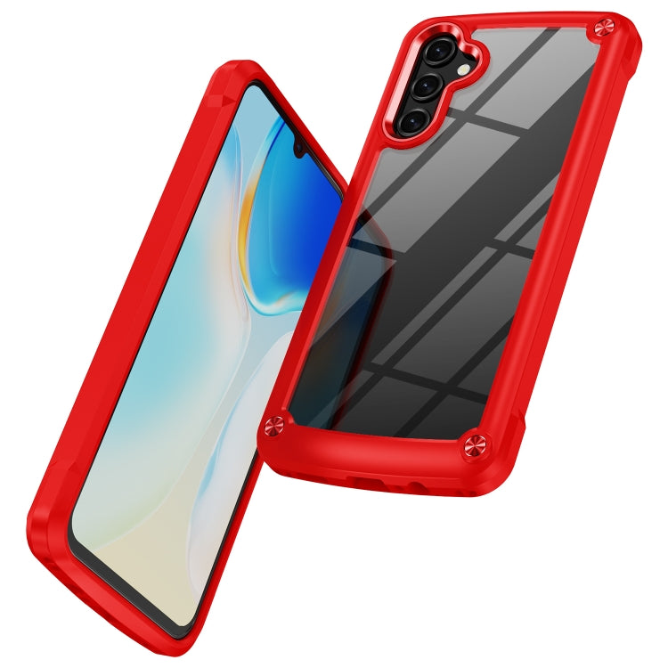 For Samsung Galaxy A14 5G Soft TPU Clear PC Shockproof Phone Case