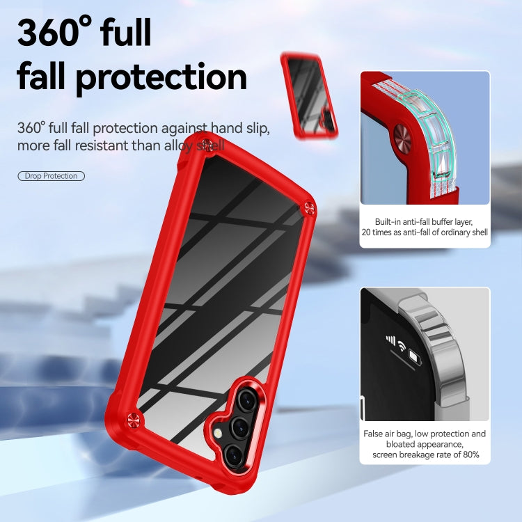 For Samsung Galaxy A14 5G Soft TPU Clear PC Shockproof Phone Case