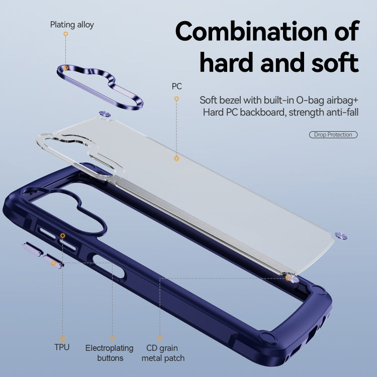 For Samsung Galaxy A14 5G Soft TPU Clear PC Shockproof Phone Case