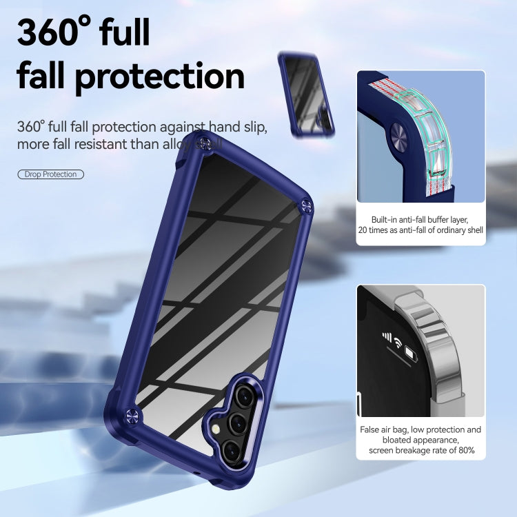 For Samsung Galaxy A14 5G Soft TPU Clear PC Shockproof Phone Case