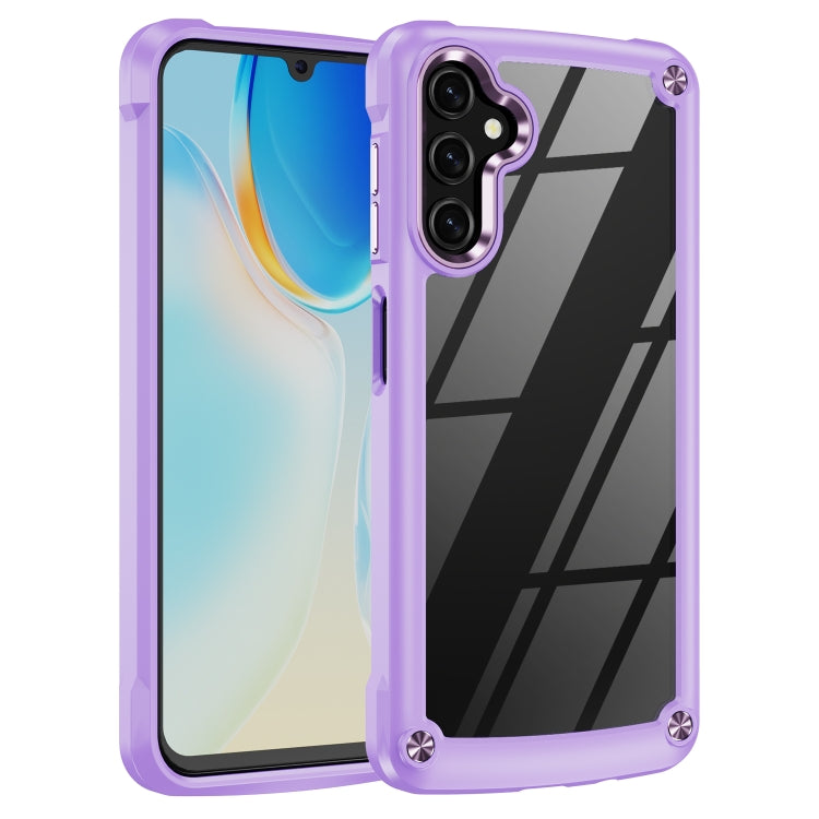 For Samsung Galaxy A14 5G Soft TPU Clear PC Shockproof Phone Case