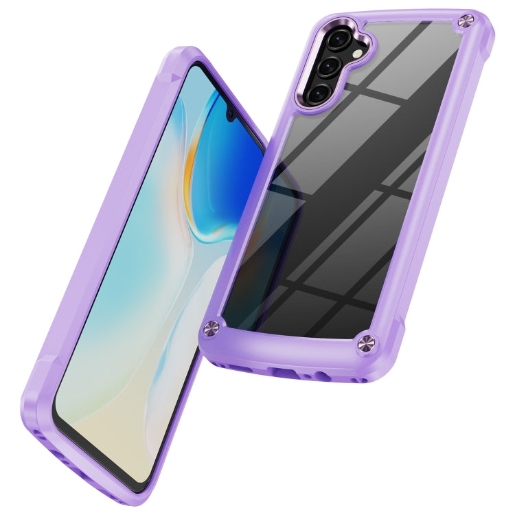 For Samsung Galaxy A14 5G Soft TPU Clear PC Shockproof Phone Case