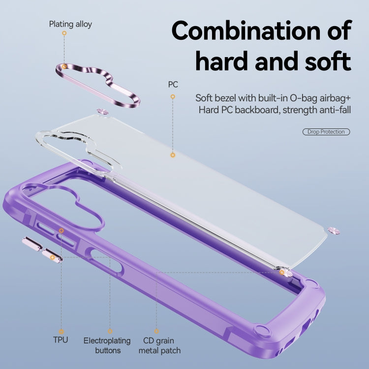 For Samsung Galaxy A14 5G Soft TPU Clear PC Shockproof Phone Case