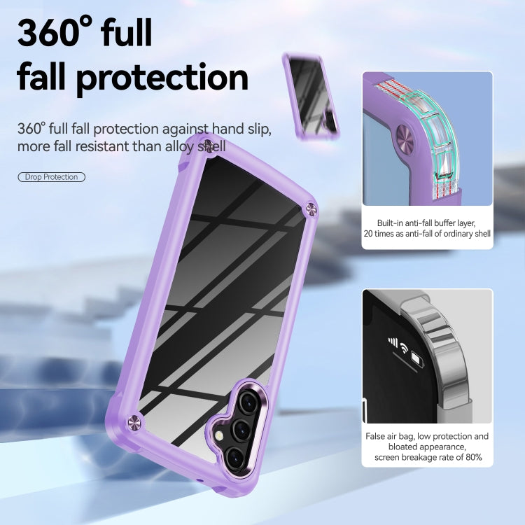 For Samsung Galaxy A14 5G Soft TPU Clear PC Shockproof Phone Case