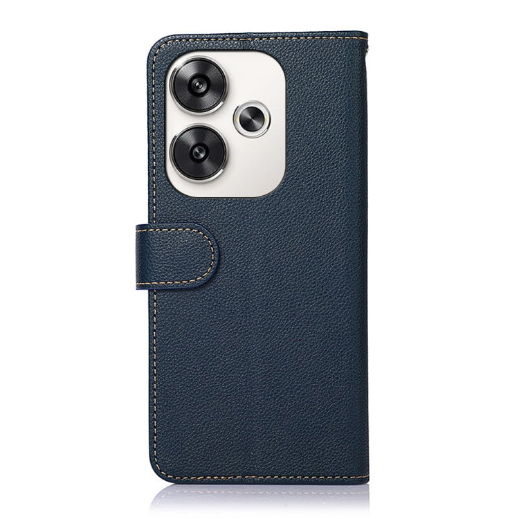 For Xiaomi Poco F6 / Redmi Turbo 3 KHAZNEH Litchi Texture Leather RFID Phone Case