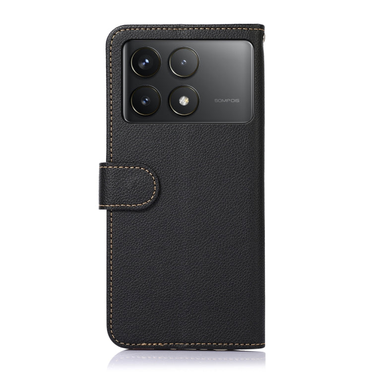 For Xiaomi Redmi K70 5G / K70 Pro 5G KHAZNEH Litchi Texture Leather RFID Phone Case