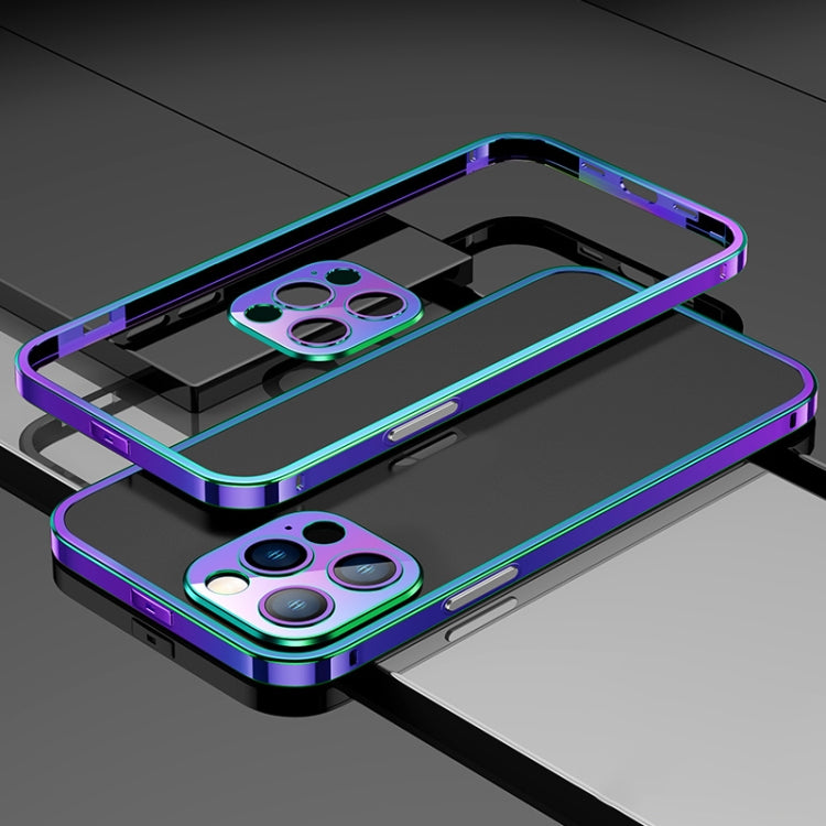 For iPhone 14 Pro Electroplated Glossy Stainless Steel Phone Case