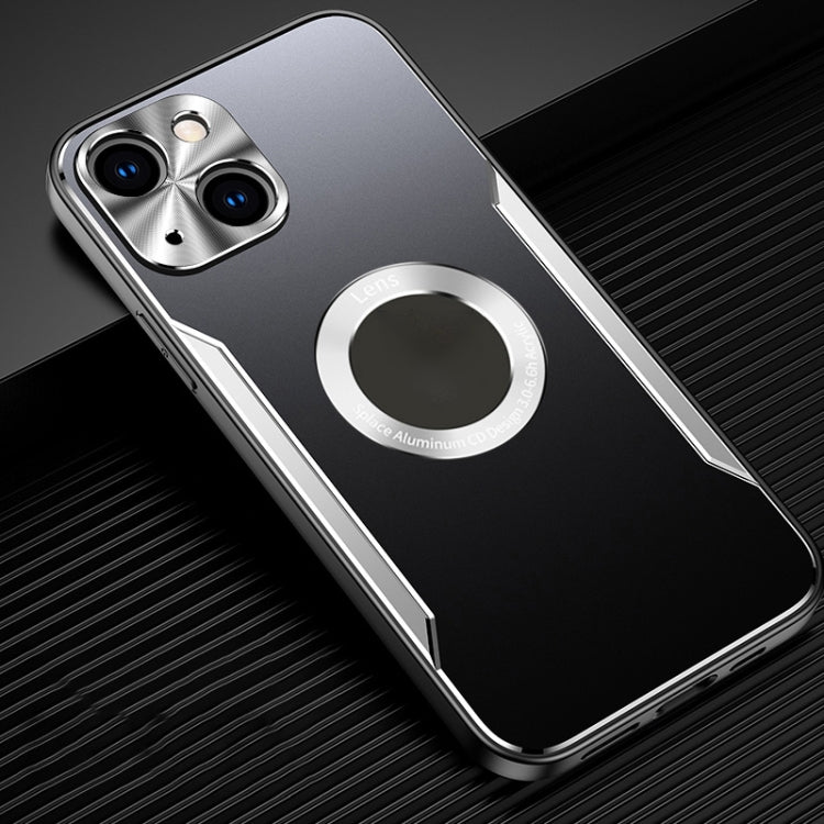For iPhone 14 Aluminum Alloy + TPU Phone Case