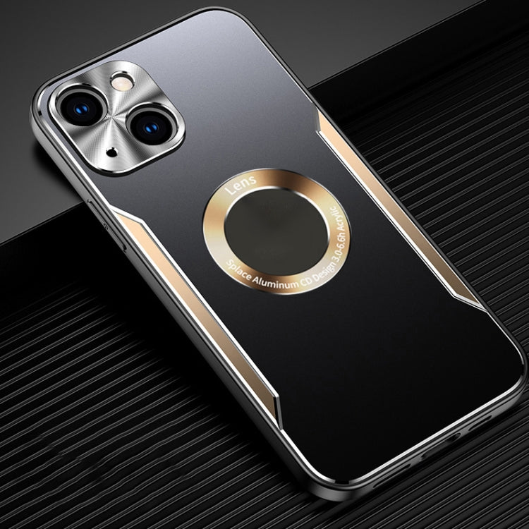 For iPhone 14 Plus Aluminum Alloy + TPU Phone Case