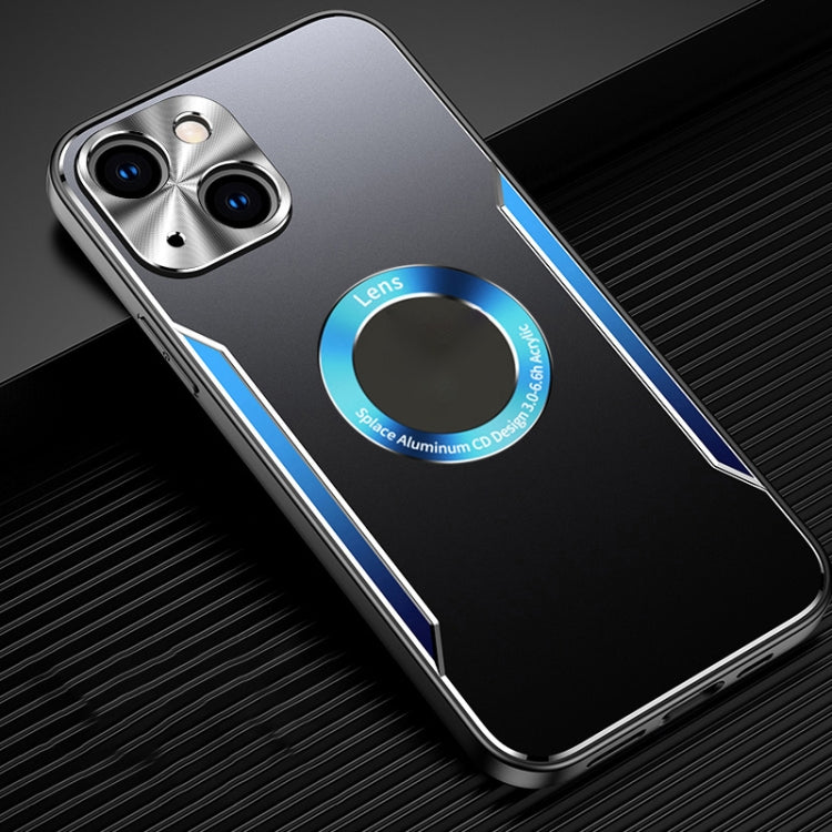 For iPhone 14 Plus Aluminum Alloy + TPU Phone Case