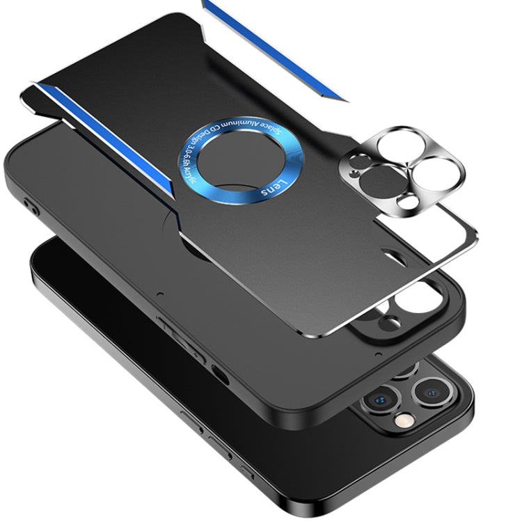 For iPhone 14 Plus Aluminum Alloy + TPU Phone Case
