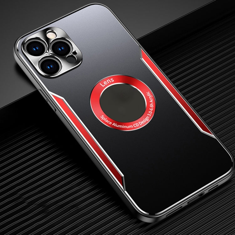 For iPhone 14 Pro Aluminum Alloy + TPU Phone Case