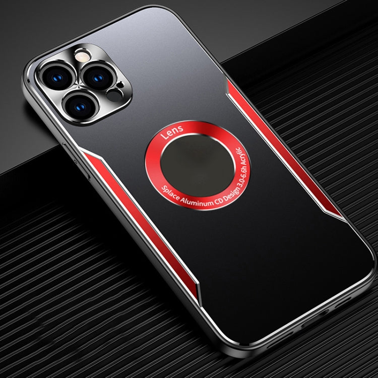 For iPhone 14 Pro Max Aluminum Alloy + TPU Phone Case